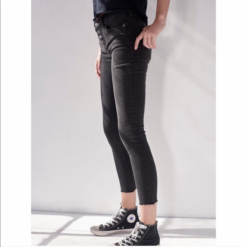 Free People Reagan Button Front Jean